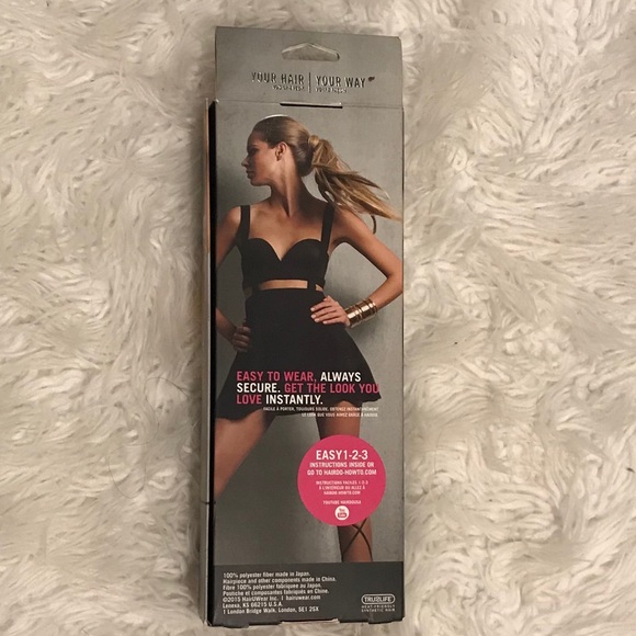 Hairdo 18” wrap around pony, midnight brown - Picture 3 of 7